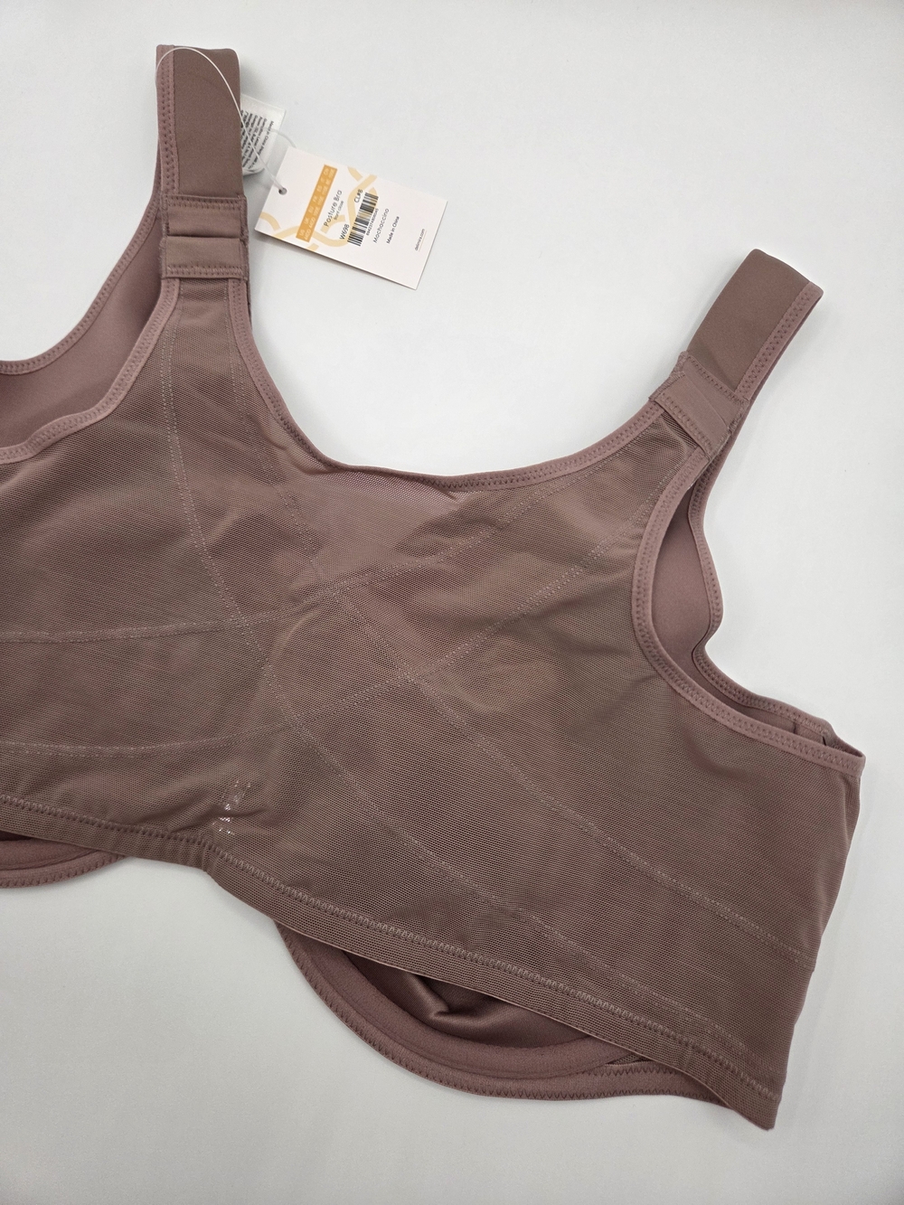 NWT 44DD Front Close Plunge Back Posture Correcting Full Coverage Unlined Bra - Picture 17 of 17
